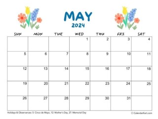 May 2024 Calendars Galore: Explore Calendarkart's Selection!