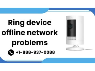 Ring device offline network problems | Call +1-888-937-0088