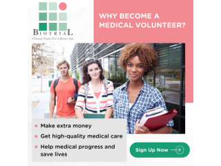 Biotrial Inc medical volunteer opportunities