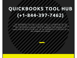 QuickBooks Tool Hub (+1-844-397-7462)