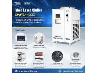 CWFL-4000 Industrial Laser Chiller for 4000W Fiber Laser Cutter Engraver Marker