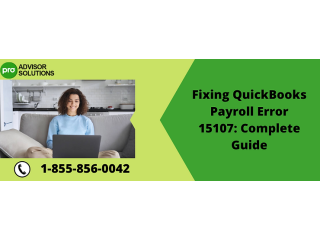 Proven Solutions For QuickBooks Payroll Error 15107