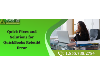 Effective strategy to resolve QuickBooks Rebuild Not working issue