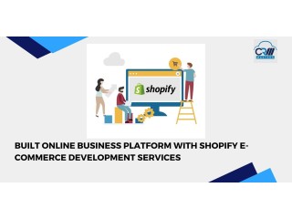 Built Online Business Platform With Shopify E-commerce Development Services