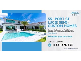 55+ Port St. Lucie Semi-Custom Homes-| Akel Homes