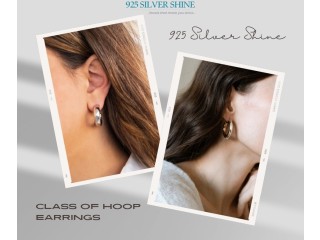 Get hoop earrings in sterling silver online at affordable price
