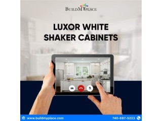 Achieve Classic Sophistication with Luxor White Shaker Cabinets