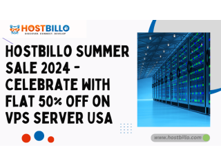 Hostbillo Summer Sale 2024 - Celebrate with Flat 50% OFF on VPS Server USA