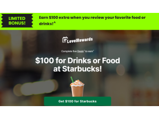 Grab Your $100 to Starbucks Now