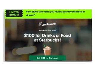 Grab Your $100 GIFTCARD to Starbucks Now!