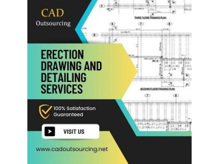 Erection Drawing and Detailing Services Provider - CAD Outsourcing Company