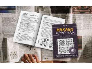 Makaro Puzzle Book For Adults