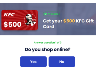 Enter for a $500 KFC Gift Card Now!