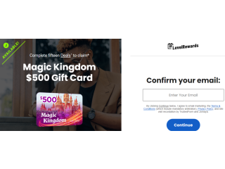 Claim Your Magic Kingdom $500 Gift Card Now!