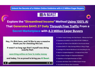 AI Beast Review – Unlimited FREE Buyer Traffic And Sell