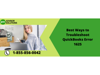 Learn How to Rectify QuickBooks Error Code 1625