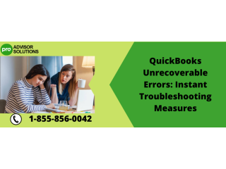 Technical Solutions For Unrecoverable Errors In QuickBooks