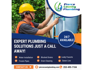 Expert Plumbing Solutions in Pierce, King & Thurston Counties