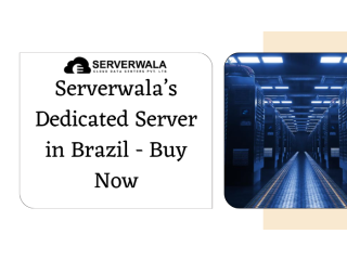 Serverwala’s Dedicated Server Argentina - Buy Now