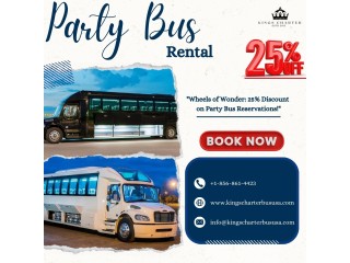 Affordable Party Bus Rental in Manassas, VA