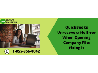 Quick Way to Fix QuickBooks Unrecoverable Error