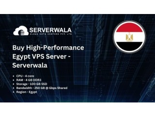 Buy High-Performance Egypt VPS Server - Serverwala