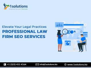 Elevate Your Legal Practice: Professional Law Firm SEO Services
