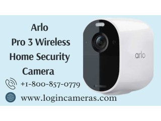 Arlo Pro 3 Wireless Home Security Camera | Call +1-800-857-0779