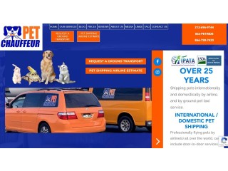 Safe and Secure Pet Transportation Services NYC