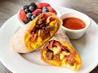 Savor Santa Monica's Best Breakfast Burritos at Kafek Cafe!