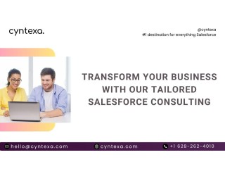 Transform Your Business with Our Tailored Salesforce Consulting