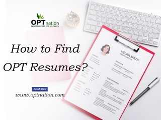 How to Find OPT Resumes? OPTnation