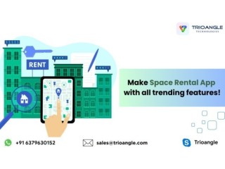Make Space Rental App with all trending features!