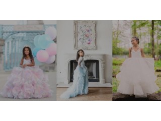 For Little Beauties: Shop Girls Wedding Dresses at Monbebe Couture