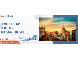 Book Cheap Flights to San Diego today +1-800-984-7414
