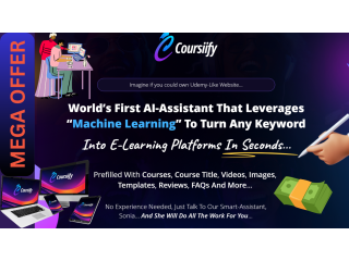 Coursiify Review - Create your own Udemy like platform with just one click.