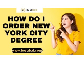 How do I order New York City degree