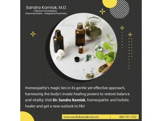 Homeopathy's magic lies in its gentle yet effective approach to restore balance and vitality.