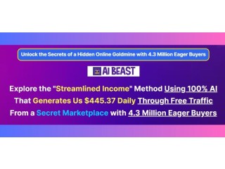 AI Beast Review: Earn $445.37 Daily Using 100% AI!