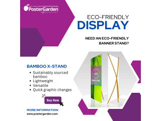 Buy An Eco-Friendly Banner Stands | PosterGarden