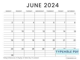 Stay on Track: June's Premier Printable Calendar Hub