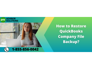 Easy Way to Restore QuickBooks Company File Backup