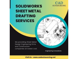 SolidWorks Sheet Metal Drafting Services Provider - CAD Outsourcing Company