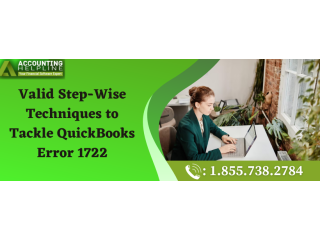 100% Effective Methods to Resolve QuickBooks Error Message 1722