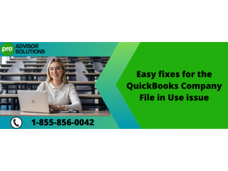 Step-by-Step Fix for QuickBooks Company File in Use Issue