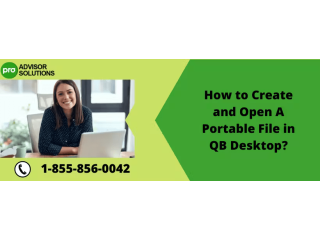Learn How to Create and Open A Portable File in QB Desktop