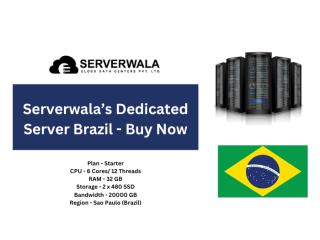 Serverwala’s Dedicated Server Brazil - Buy Now