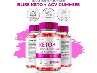 Bliss Keto ACV Gummies Official Cost!