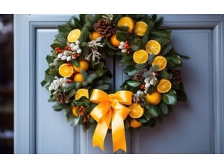 Beautiful Decoration for Your Home: Lemon Door Wreath