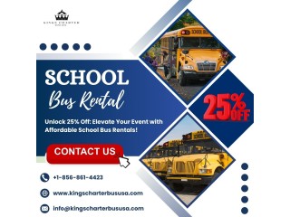 School Bus Rentals Near Me | Kings Charter Bus USA